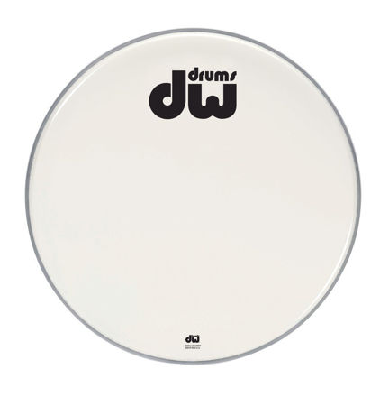 Drum Workshop Bass drum head Double A white smooth - 18" DRDHAW18K