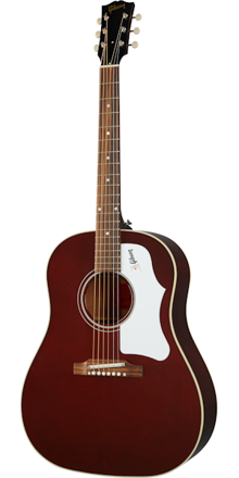 Gibson Acoustic 60s J-45 Original, Adj Saddle (no pickup) | Wine Red