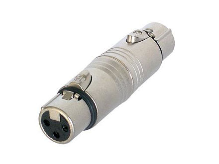 Neutrik overgang XLR hun/hun 3P