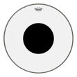 Remo 22" Controlled Sound Clear Black Dot On Top