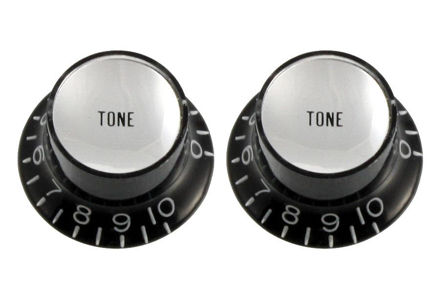 All Parts PK-0182-023 Black Tone Reflector Knobs- set of 2 pcs