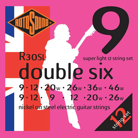 Rotosound R30SL Double Six 12-str - Super Light 9-46