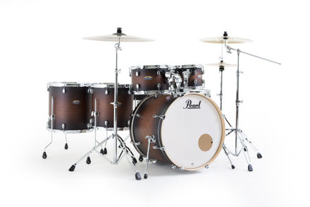 Pearl Decade Maple 6 pc Drum Set with HWP830 Satin Brown Burst