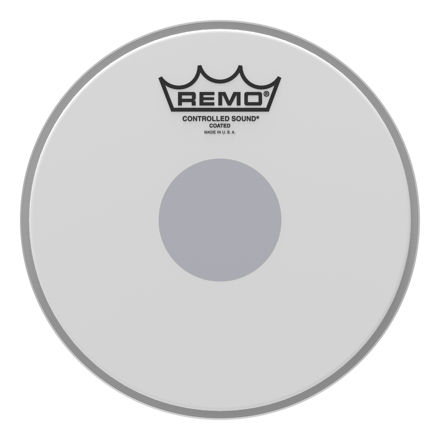 Remo 8" Controlled Sound Coated Black Dot On Bottom