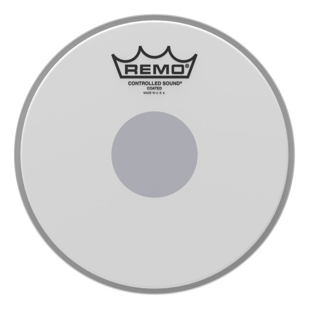 Remo 8" Controlled Sound Coated Black Dot On Bottom