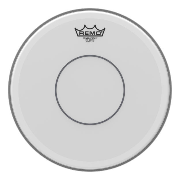 Remo 13" Powerstroke 77 Coated Open Channel Clear Dot