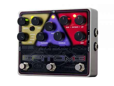 Electro-Harmonix EPITOME Multi-effects pedal: Micro POG, Stereo Electric Mistress, Holy Grail Plus, 9.6DC-200 PSU Included