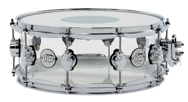 Drum Workshop Snare Drum Design Acrylic - Clear