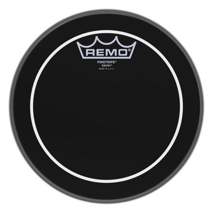 Remo 8" Pinstripe Ebony