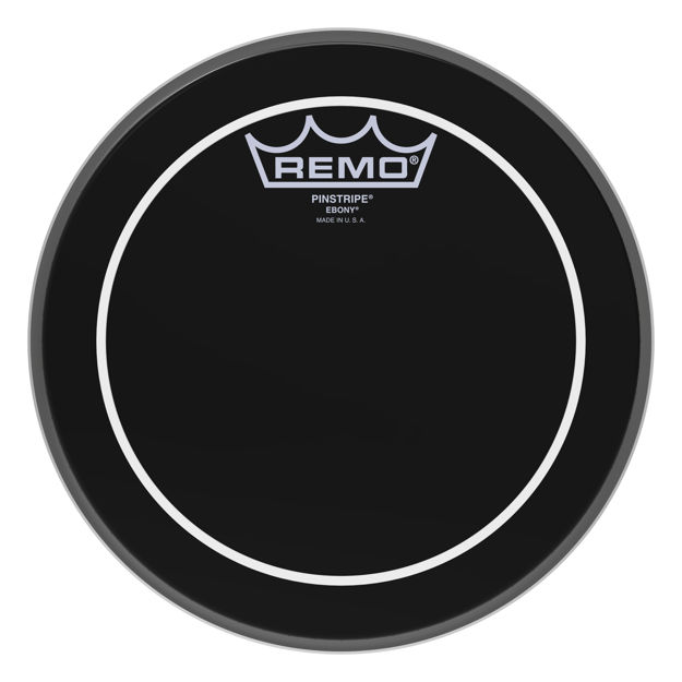 Remo 8" Pinstripe Ebony