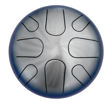 Pearl Tongue Drum 8 note  G Major | Natural Blue Burst 10"