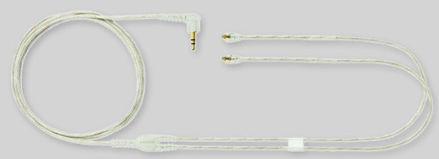 Shure replacement cable for SE Earphones, CLEAR