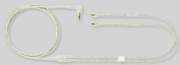 Shure replacement cable for SE Earphones, CLEAR