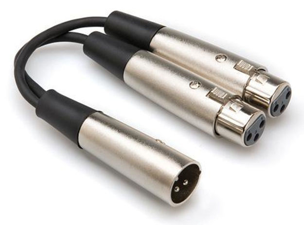 Hosa Y-kab XLRM/2xXLRF