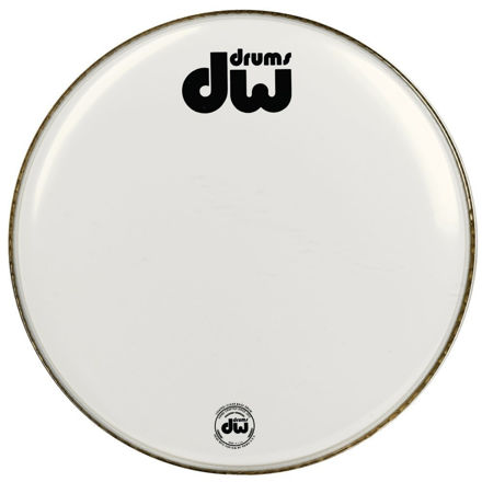 Drum Workshop Bass drum head White coated - 20"