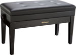 Roland RPB-D400PE PIANO BENCH, DUET SIZE, POLISHED EBONY, VINYL SEAT