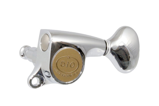 TK-7980-010 Gotoh 510 6-in-line Chrome Keys- set of 6 pcs