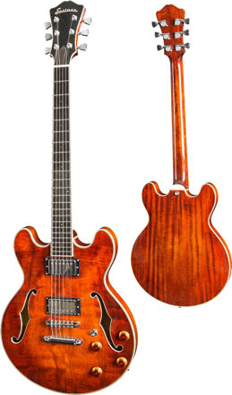 Eastman T184mx CL  - 14", Classic Nitro gloss finish, Lollar custom wound imperial humbuckers, w/Case