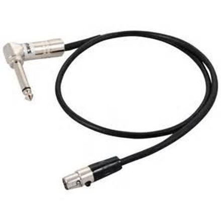 Shure instrument cable for transmitters, TA4F/angle jack