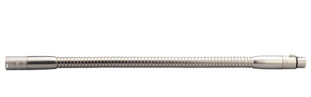 K&M 230/4 | Svanehals med 3-pin XLR. 40cm, sort