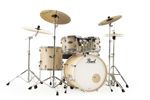 Pearl Decade Maple 5 pc Drum Set with HWP830 | Satin Gold Meringue 2016BB/1007T/1208T/1616F/1455S/HWP830