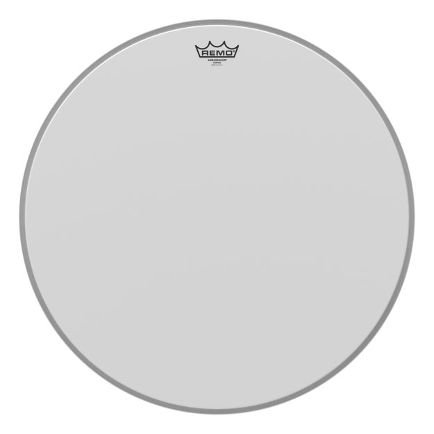 Remo 22" Ambassador Coated Basstromme