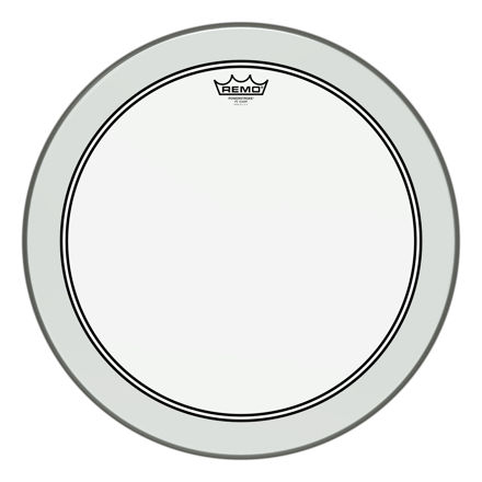 Remo 18" Powerstroke 3 Clear ink Impact Patch Basstromme