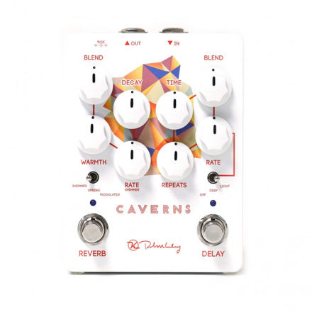 Keeley Electronics - Caverns Delay/Reverb V2 - Delay pedal with Modulation. Spring, Shimmer and Modulated Reverb