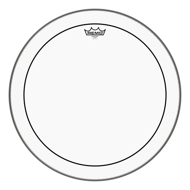 Remo 20" Pinstripe Clear