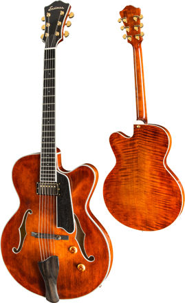 Eastman T146sm CL  - Classic nitro gloss finish, Lollar custom wound gold humbucker, w/Case