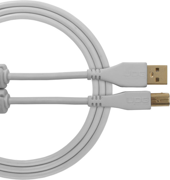 UDG Gear Ultimate USB 2.0 A-B White Straight 3m