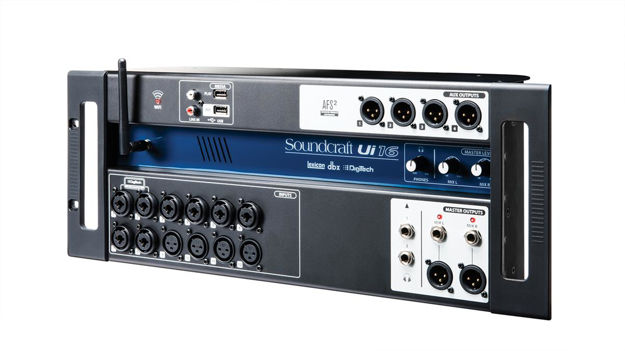 Soundcraft Ui16 | Remote-mikser med innebygget WiFi. 16 input, DSP mm