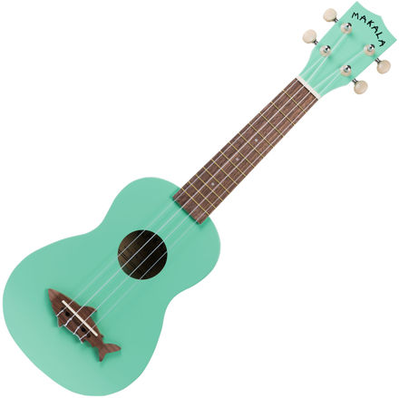 Kala Makala Shark, Soprano Ukulele, Surf Green