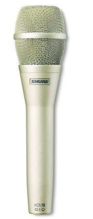 Shure KSM 9SL Dual Pattern Condenser Vocal Mic Champagne