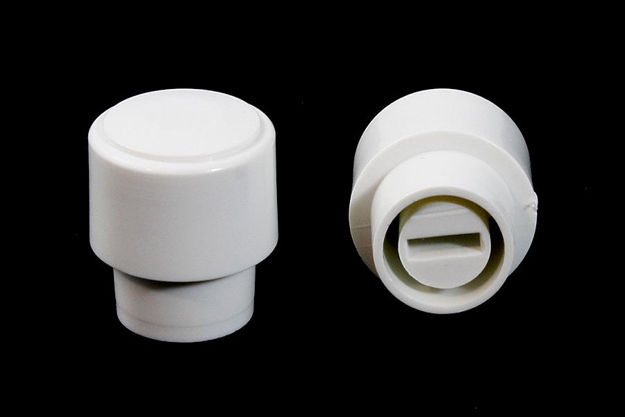 All Parts SK-0714-025 White Switch Knobs for Telecaster&reg; (2 pieces)
