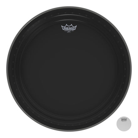 Remo 20" Powerstroke Pro Ebony Basstromme