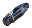 Neutrik NC3FXX-BAG XLR plugg 3P Hun Sort