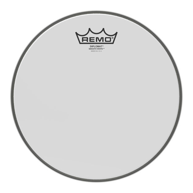 Remo 10" Diplomat Smooth White