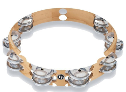 Latin Percussion Tambourine Pro 10 in Double Row - LP380B-AL