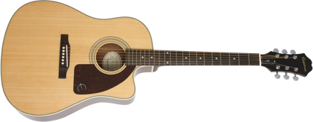 Epiphone AJ-210CE Outfit Incl. Hard Case Natural