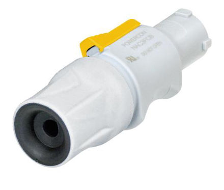 Neutrik Powercon 3p kab outlet, grå