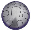 Pearl Tongue Drum 9 note  C Ake Bono | Natural Purple Burst 10"