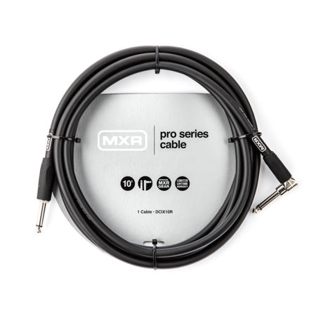 MXR DCIX10R Pro Series Vinklet Instrumentkabel 3m