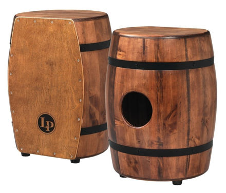 Latin Percussion Cajon Matador Stave Tumba - Whisky Barrel