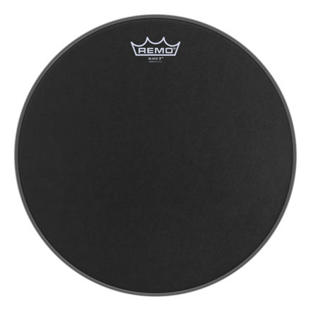 Remo 14" Black X Black Dot Bottom