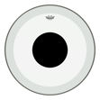Remo 26" Powerstroke 3 Clear No Stripe Top Black Dot Basstromme