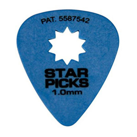 STAR PICKS BLISTER PACK (12PCS) 1.0MM BLUE