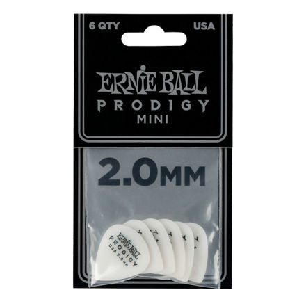 Ernie Ball EB-9203 PRODIGY-PICK-WH-3s,6PK