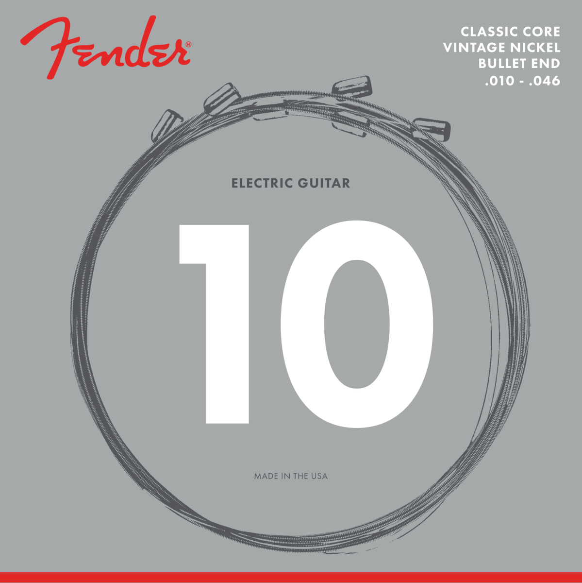 4Sound. Fender Classic Core Electric Guitar Strings, Vintage Nickel