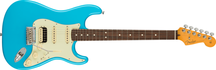 Fender American Professional II Stratocaster® HSS, Rosewood Fingerboard, Miami Blue